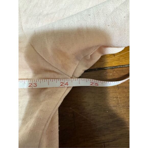 C & C California Floral Graphic Long Sleeve Light Pink Top Size Large - Picture 6 of 7